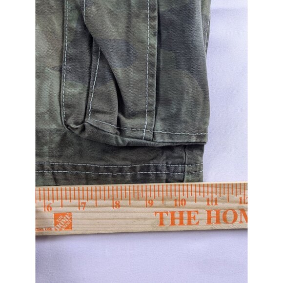 Gap Woodland Camo Cargo Shorts Mens 28 Green Brown Black Hunting Outdoor Hiking - Picture 7 of 14